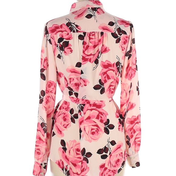 Kate Spade Pink Floral Blouse - Picture 2 of 2
